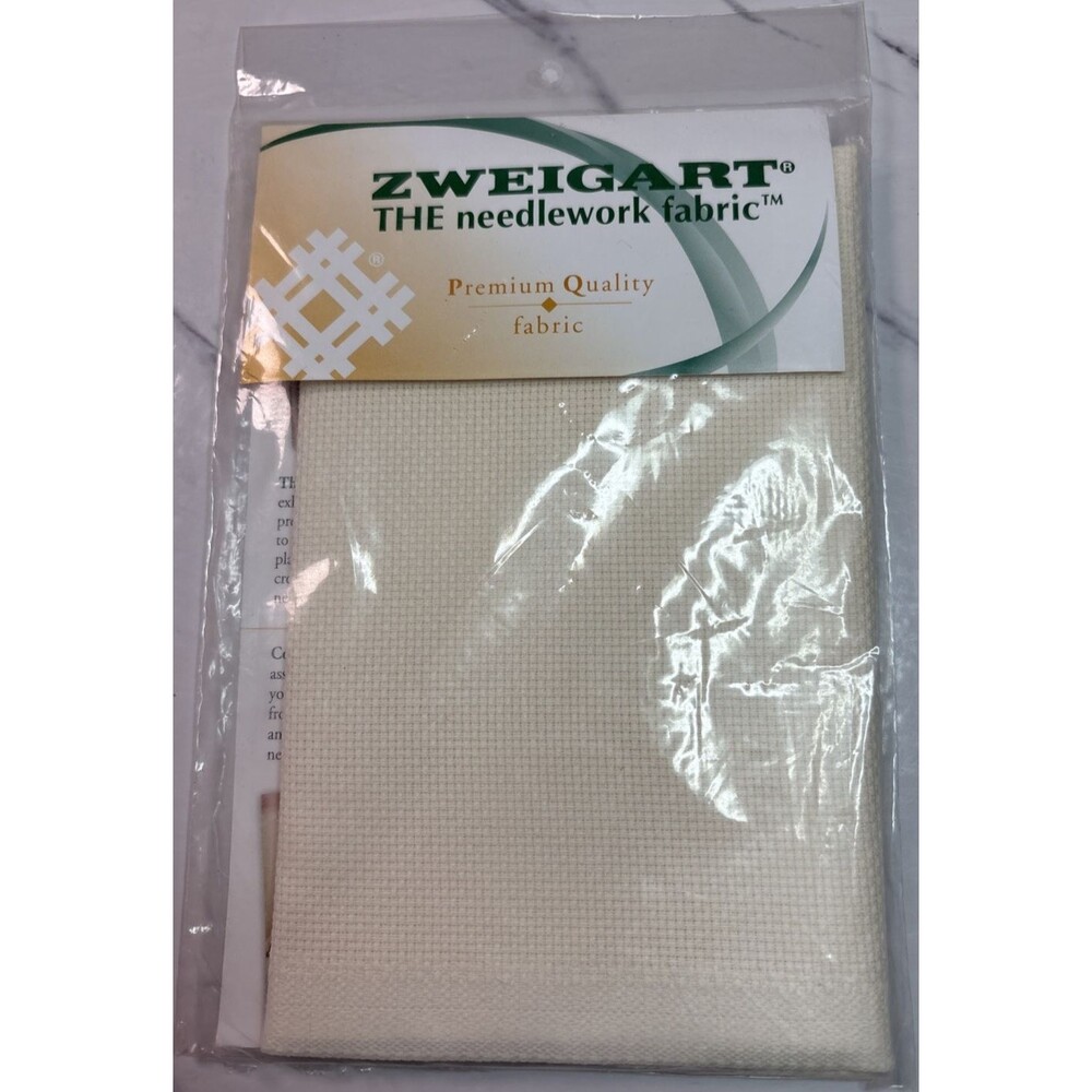 14 Count Zweigart Aida Ivory  THE Needlework Fabric